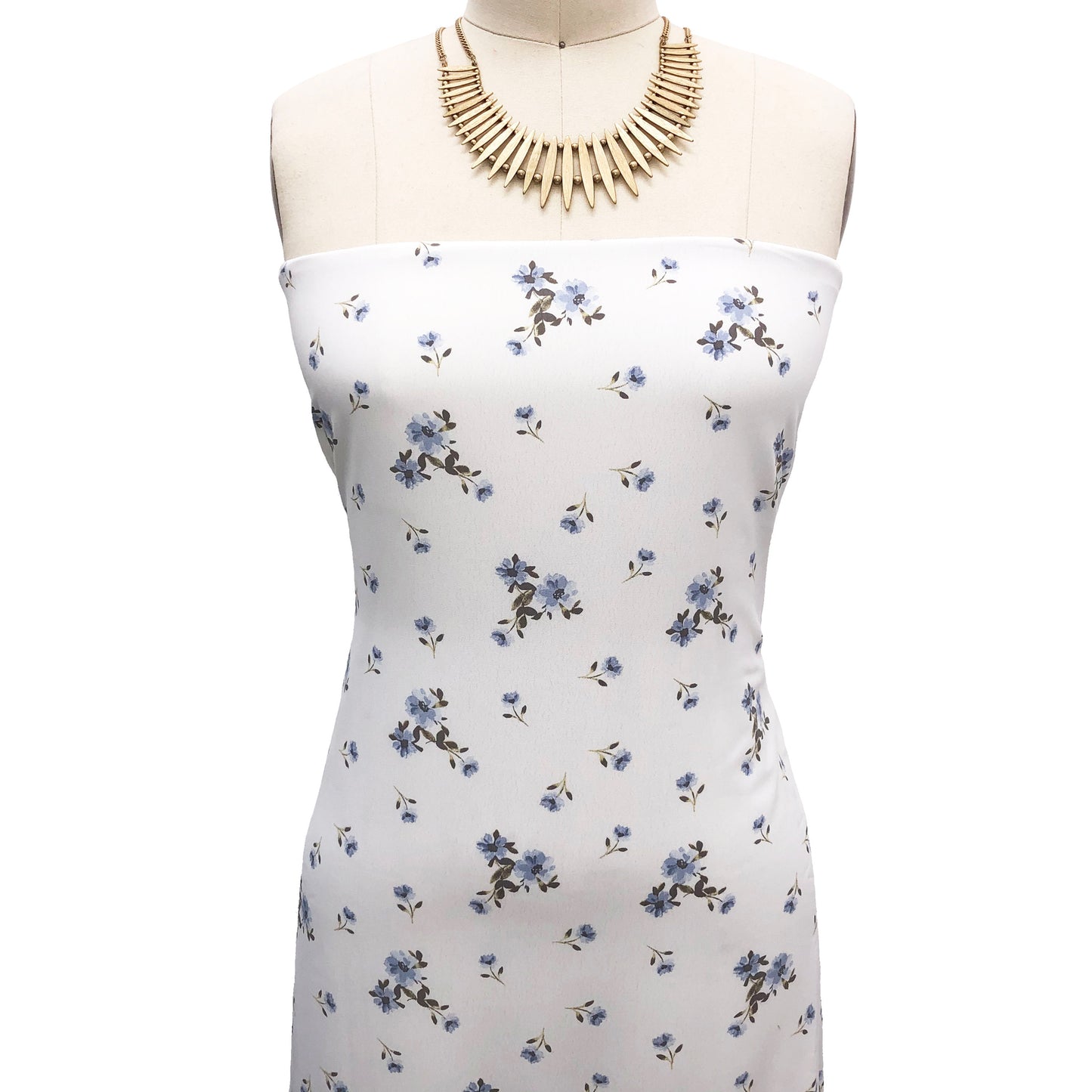 P-2628-754-OFF-WHITE-MELLOW-BLUE - PRINTED POLY MOROCCAN 100% POLY