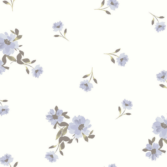 P-2628-754-OFF-WHITE-MELLOW-BLUE - PRINTED POLY MOROCCAN 100% POLY