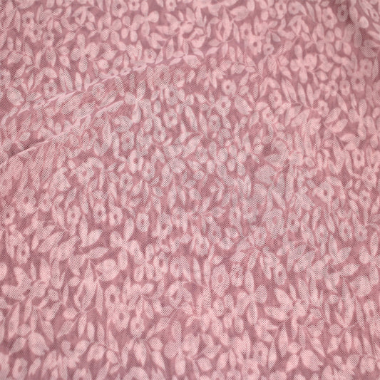 P-2631-453-DUSTY-ROSE-BLUSH - PRINTED POLY POWER MESH 92%POLY 8%SPANDEX