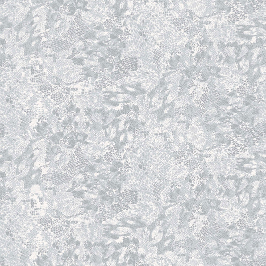 P-2634-814-YOR-OFF-WHITE-SILVER - PRINTED CRINKLED YORYU 100% POLYESTER