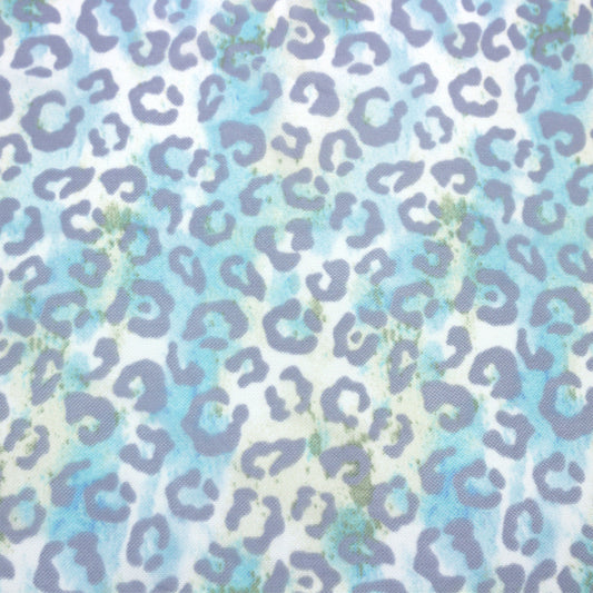 P-2639-453-OFF-WHITE-BLUE - PRINTED POLY POWER MESH 92%POLY 8%SPANDEX