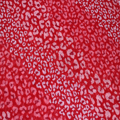 P-2640-453-RED-CORAL - PRINTED POLY POWER MESH 92%POLY 8%SPANDEX