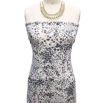 P-2667-506-STEEL-GREY-PINK-PRINTED FRENCH TERRY 63%POLY  33%RAYON  4% SPANDEX