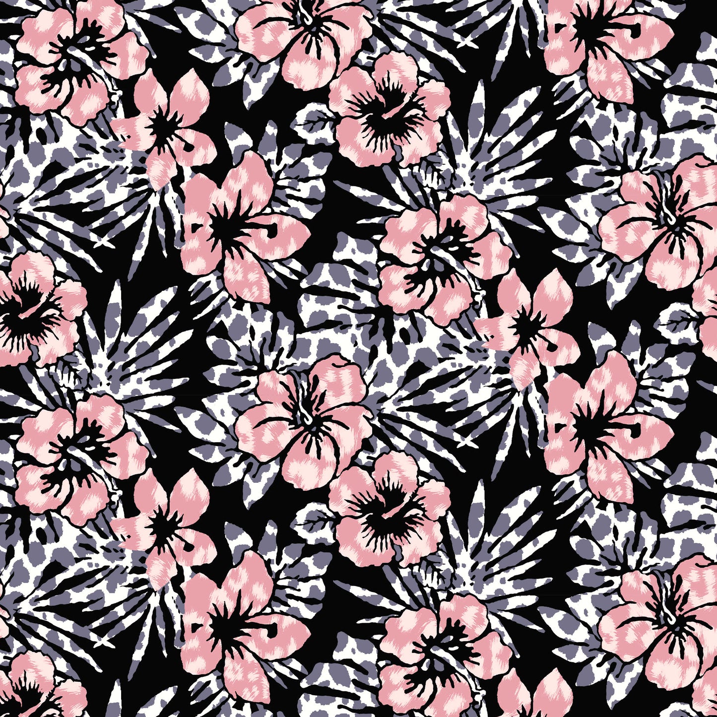 P-2705-HVY-RSJ-BLACK-BLUSH - PRINT RSJ 95% RAYON 5% SPANDEX JERSEY