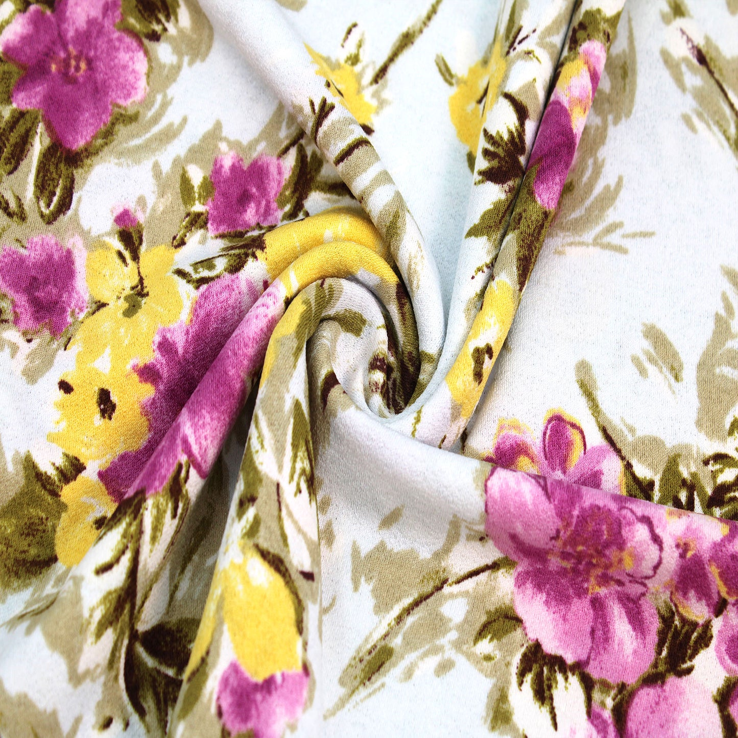 P-2717-703-PALE-BLUE-ORCHID - PRINTED TWIST CREPE 92% POLY 8% SPANDEX