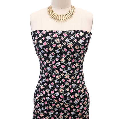 P-2723-668-BLACK-PINK - PRINTED DTY 92% POLY 8% SPANDEX DTY DOUBLE SIDED BRUSH