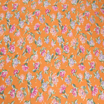 P-2723-668-CANTALOUPE-LILAC - PRINTED DTY 92% POLY 8% SPANDEX DTY DOUBLE SIDED BRUSH