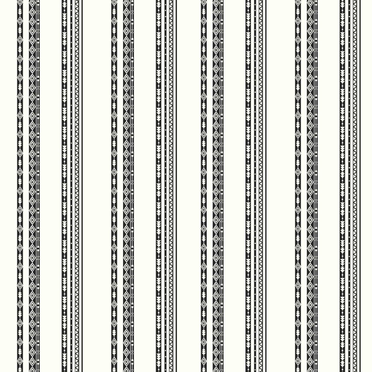 P-274-734-OFF-WHITE-BLACK - PRINT WOOL PEACH 100% POLYESTER