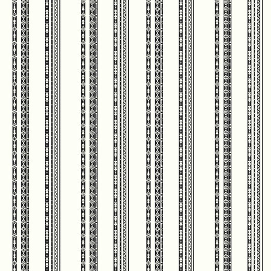 P-274-734-OFF-WHITE-BLACK - PRINT WOOL PEACH 100% POLYESTER