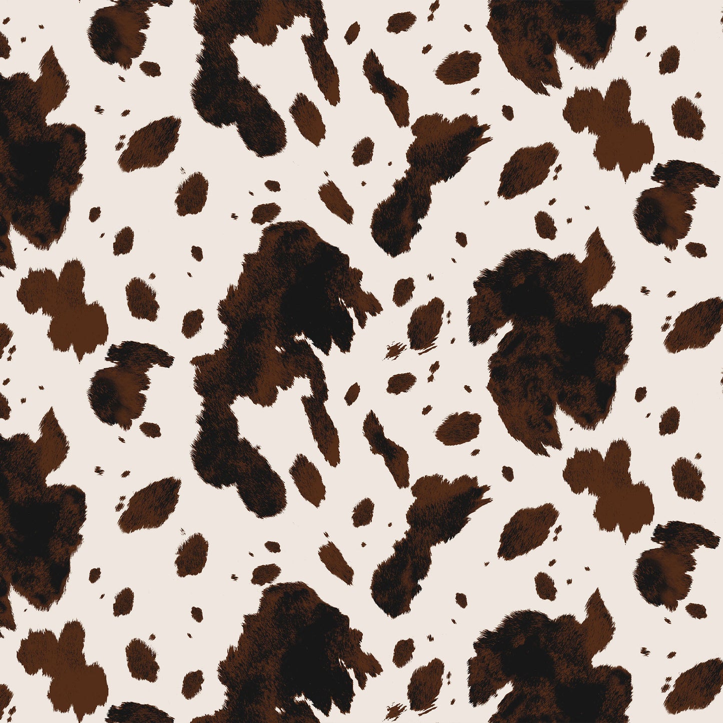 P-2741-668-CREAM-CHOCO - PRINTED DTY 92% POLY 8% SPANDEX DTY DOUBLE SIDED BRUSH