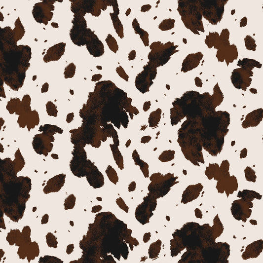 P-2741-668-CREAM-CHOCO - PRINTED DTY 92% POLY 8% SPANDEX DTY DOUBLE SIDED BRUSH