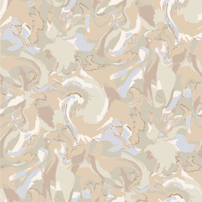 P-2743-754-SAGE-SHELL - PRINTED POLY MOROCCAN 100% POLY