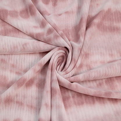 P-275-453-OFF-WHITE-BLUSH - PRINTED POLY POWER MESH 92%POLY 8%SPANDEX