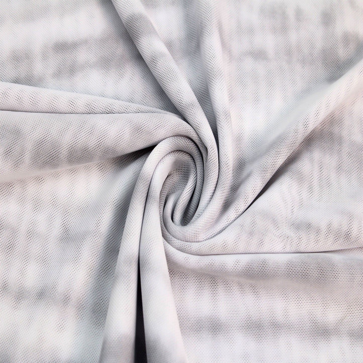 P-275-453-OFF-WHITE-SILVER - PRINTED POLY POWER MESH 92%POLY 8%SPANDEX