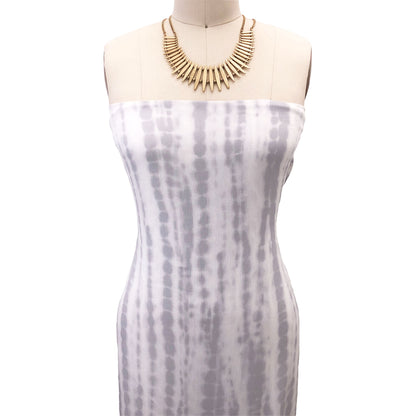 P-275-636-OFF-WHITE-SILVER - PRINTED CREPON 100% RAYON CREPON