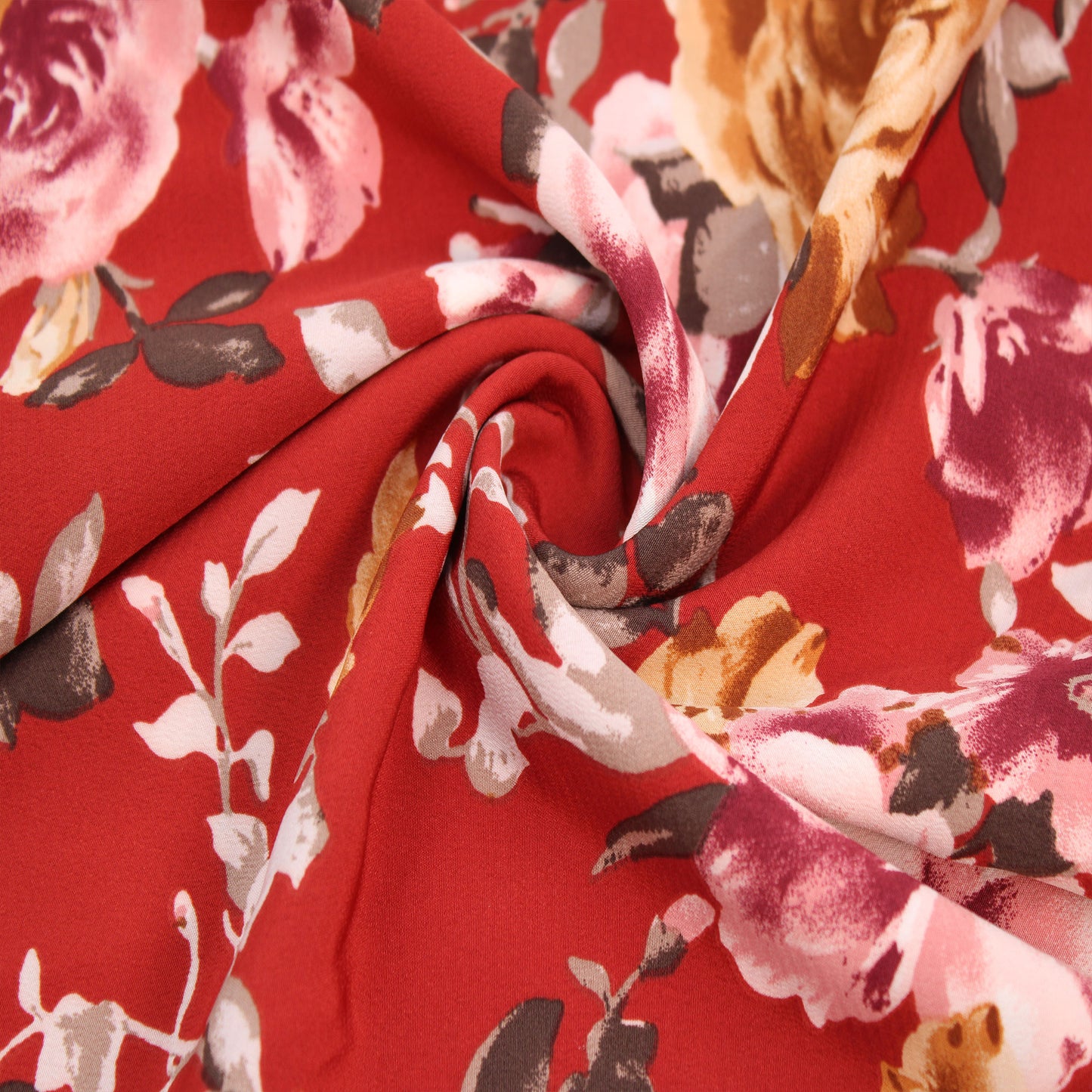 P-2752-754-MARSALA-ROSE-GOLD - PRINTED POLY MOROCCAN 100% POLY