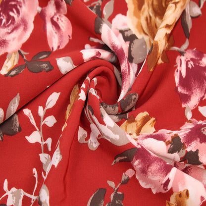 P-2752-754-MARSALA-ROSE-GOLD - PRINTED POLY MOROCCAN 100% POLY