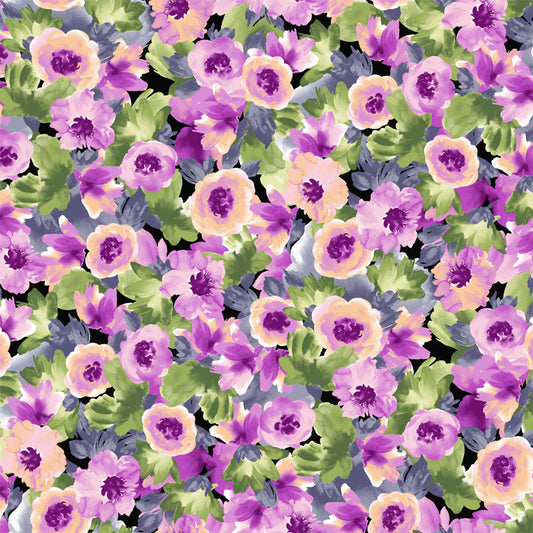 P-2769-450-BLACK-PINK - PRINTED ITY 96% POLY 4% SPANDEX