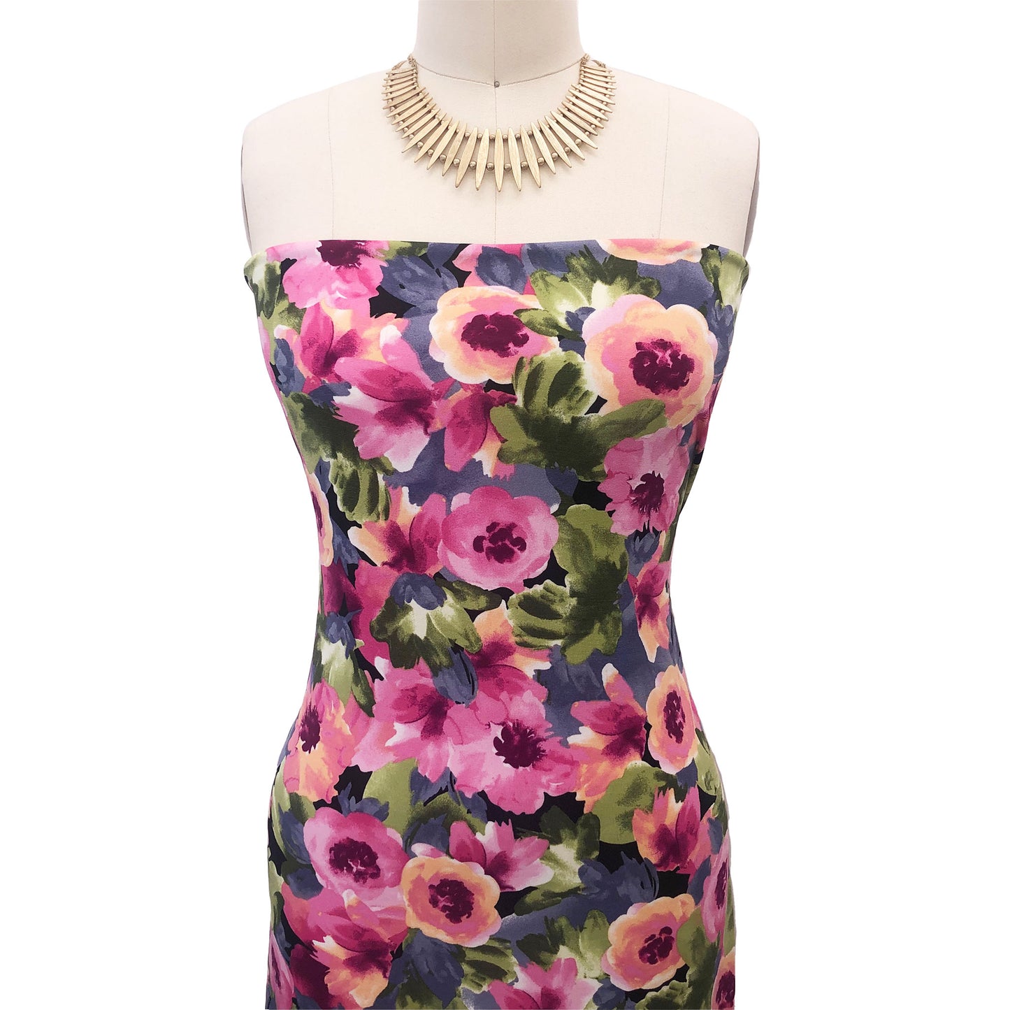 P-2769-450-BLACK-PINK - PRINTED ITY 96% POLY 4% SPANDEX