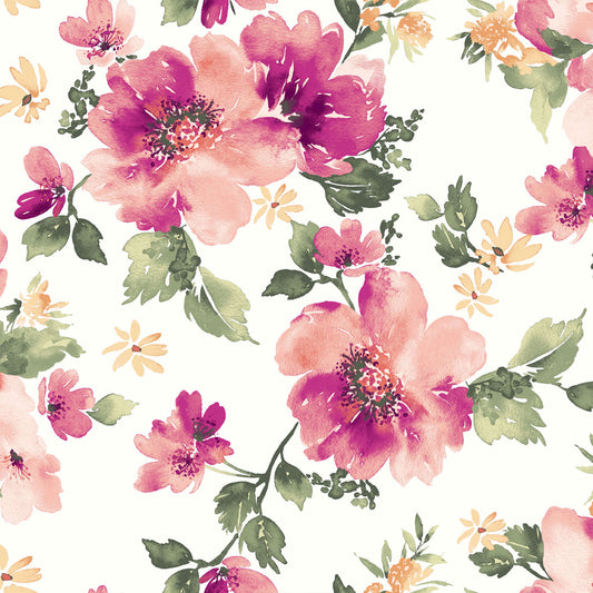 P-2770-450-OFF-WHITE-FUCHSIA - PRINTED ITY 96% POLY 4% SPANDEX