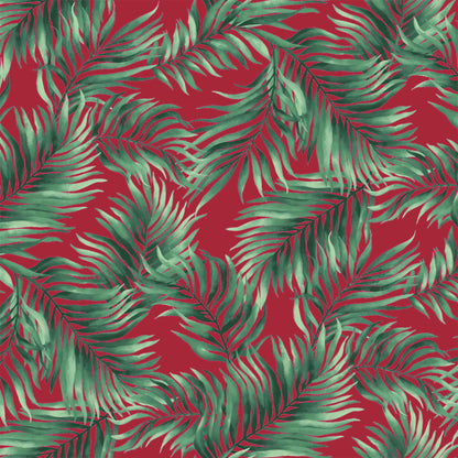 P-2779-504-WATERMELON-GREEN - PRINTED WOOL DOBBY 100% POLYESTER