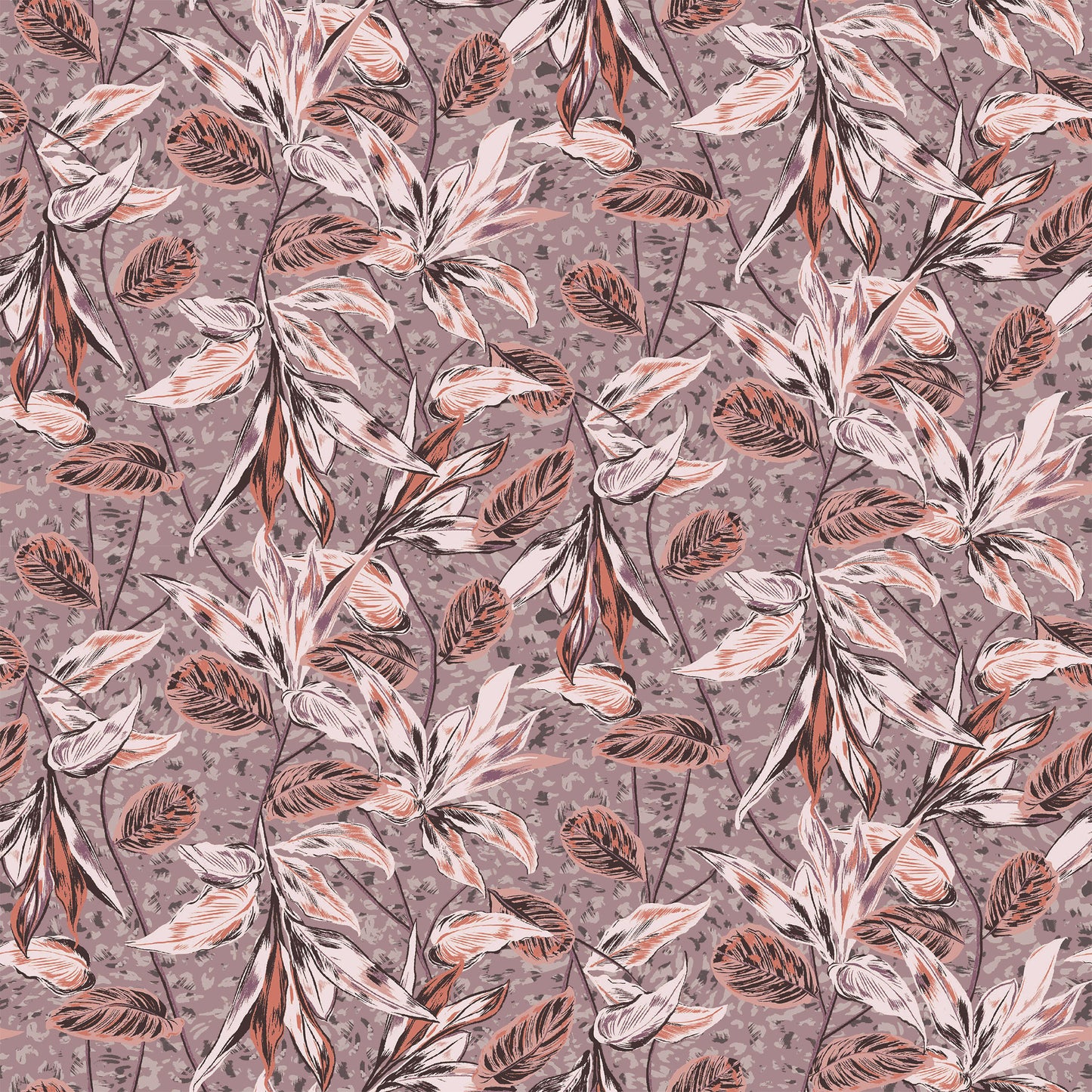 P-2788-636-TAUPE-MAUVE PRINTED CREPON 100% RAYON CREPON