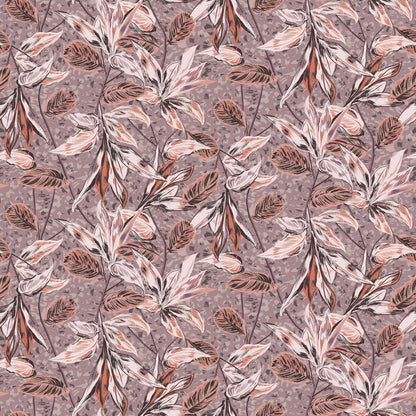 P-2788-636-TAUPE-MAUVE PRINTED CREPON 100% RAYON CREPON