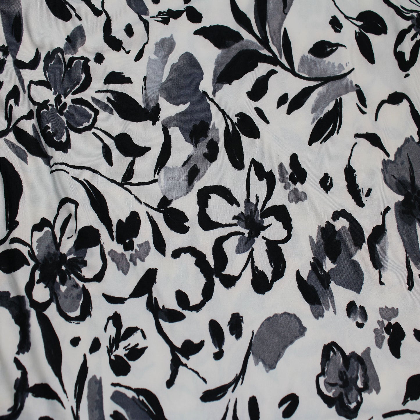 P-2795-800-OFFWHITE-BLACK-GREY - PRINTED VENEZIA 92% POLY 8% SPANDEX