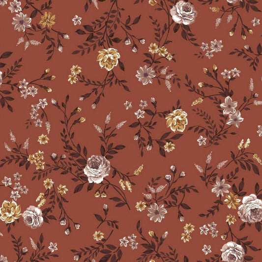 P-2799-754-CLAY-LATTE - PRINTED POLY MOROCCAN 100% POLY