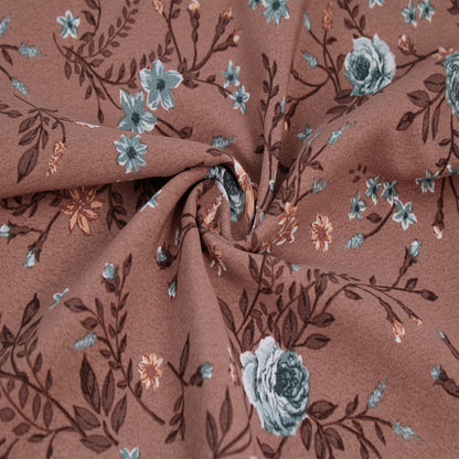 P-2799-754-MOCHA-SAGE - PRINTED POLY MOROCCAN 100% POLY