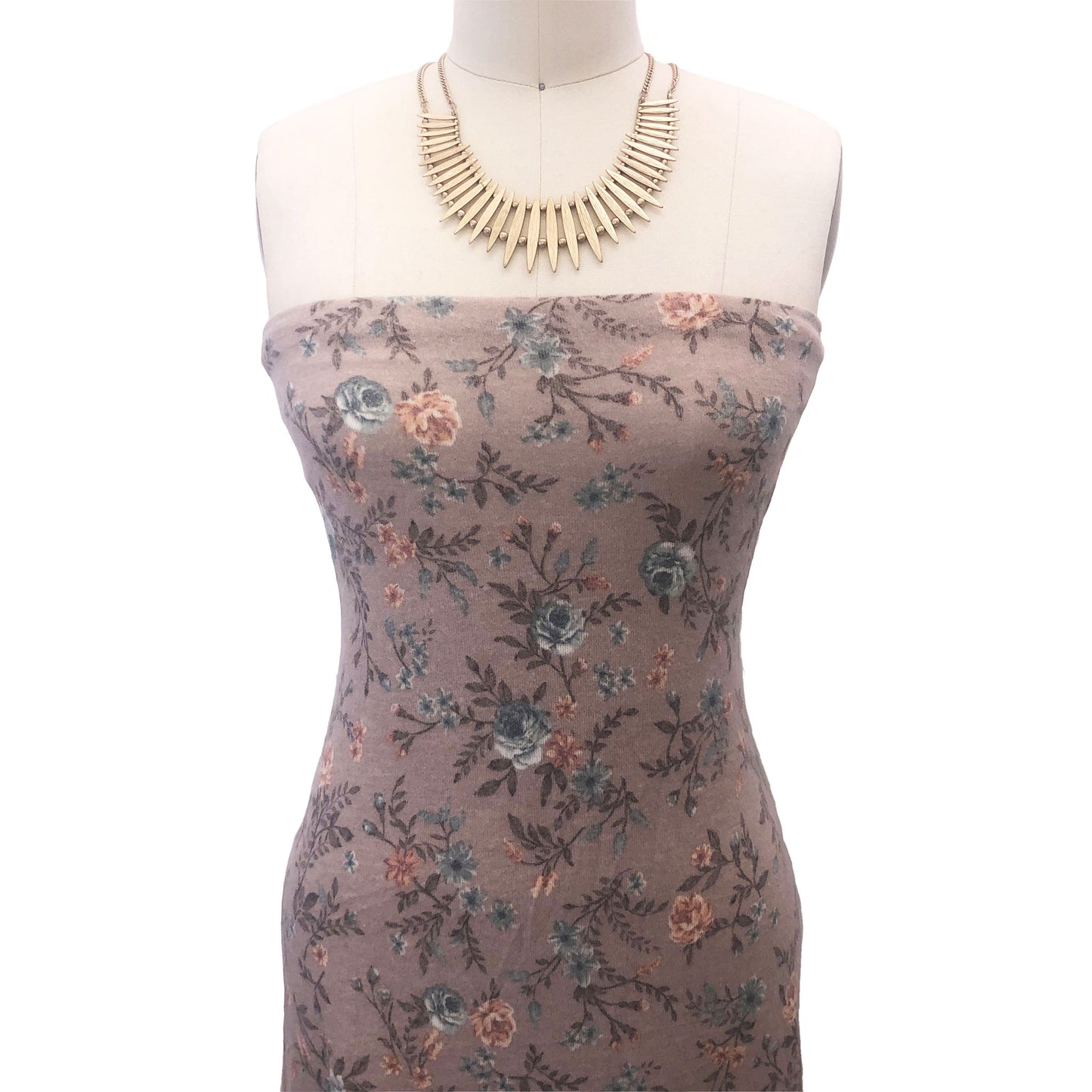 P-2799-798-HC-MOCHA-SAGE - PRINTED 68% POLY 28% RAYON 4% SPAN