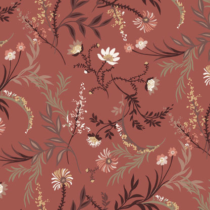 P-2806-754-GINGER-BROWN - PRINTED POLY MOROCCAN 100% POLY