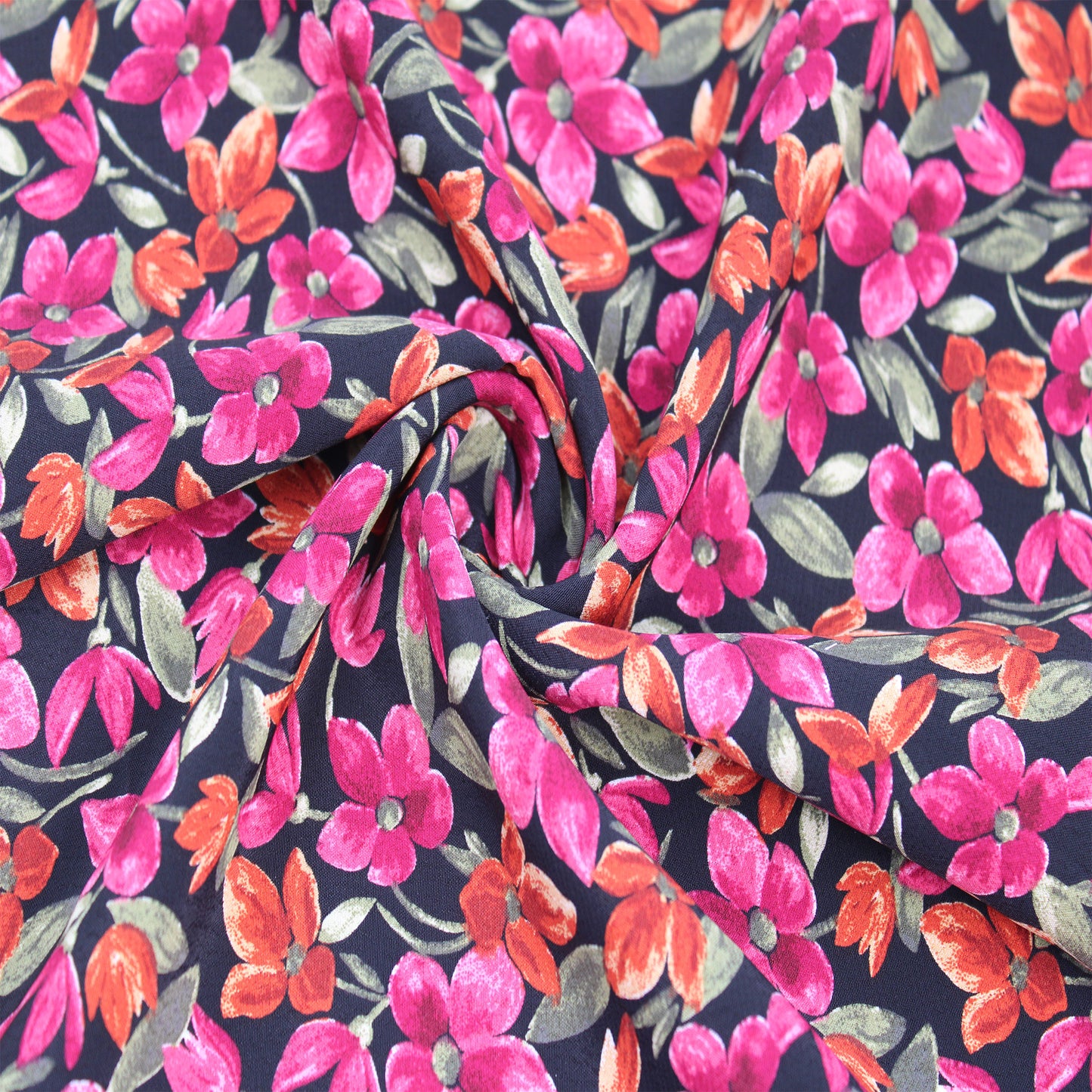 P-2817-754-BLACK-BERRY - PRINTED POLY MOROCCAN 100% POLY
