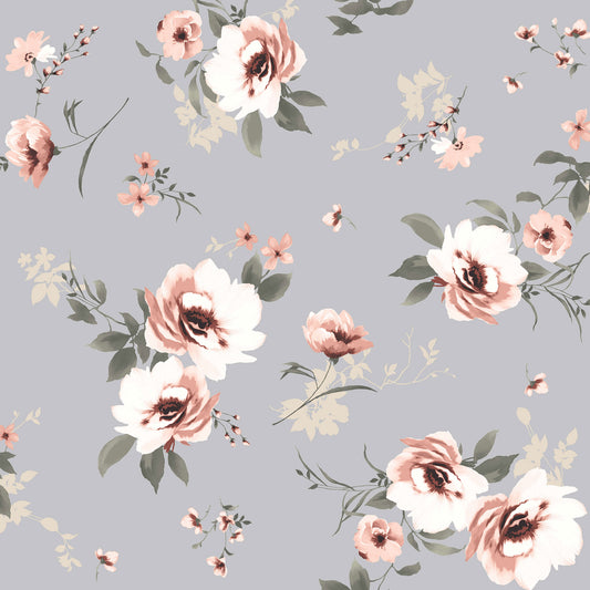 P-2819-501-PEARL-BLUE-BLUSH - PRINTED 100% POLYESTER HI MULTI CHIFFON WASH