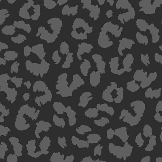 P-2829-495-HC-CHARCOAL-GREY - PRINTED HACCI BRUSHED 79% POLY 18% RAYON 3% SPANDEX