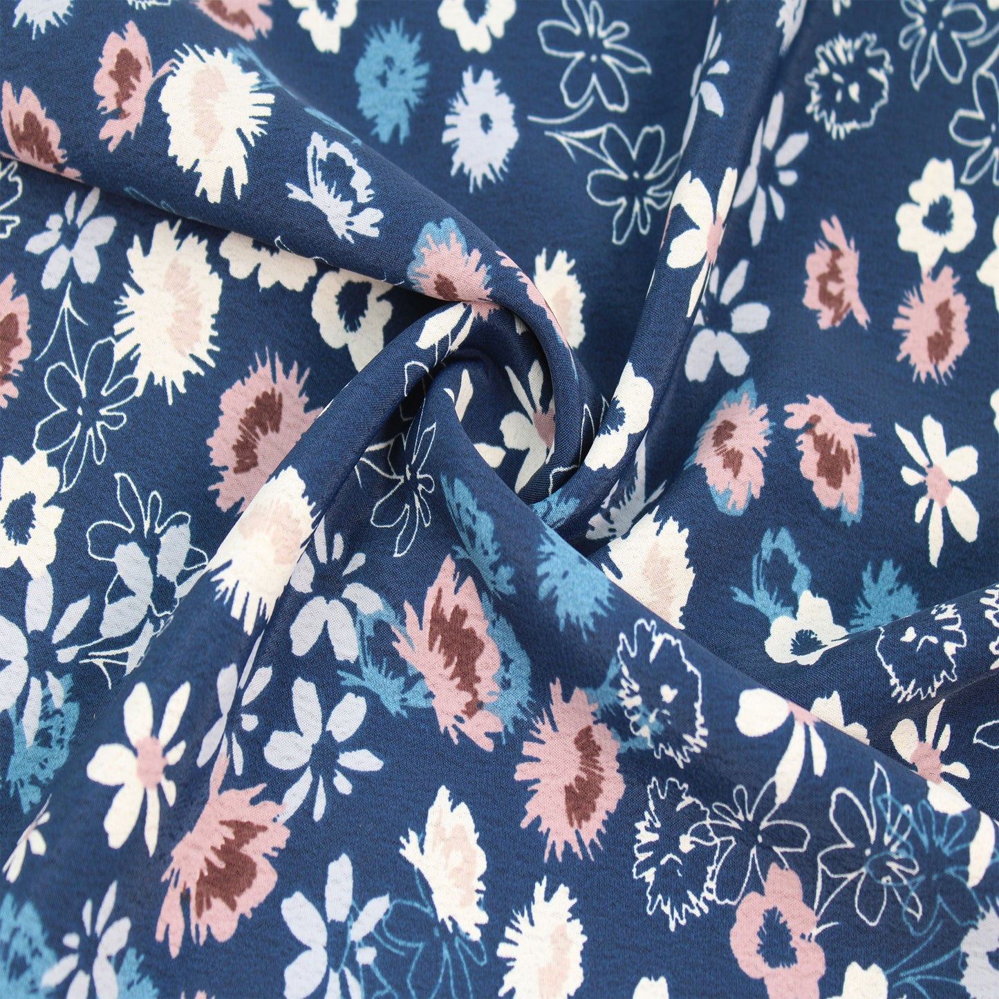 P-2840-754-INK-TURQUOISE - PRINTED POLY MOROCCAN 100% POLY
