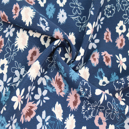 P-2840-754-INK-TURQUOISE - PRINTED POLY MOROCCAN 100% POLY