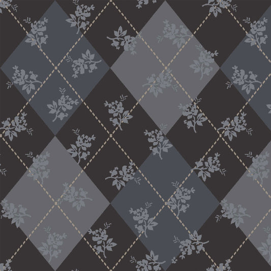 P-2847-798-HC-CHARCOAL-DENIM - PRINTED PRS HACCI BRSHED 68% POLY 28% RAYON 4% SPAN