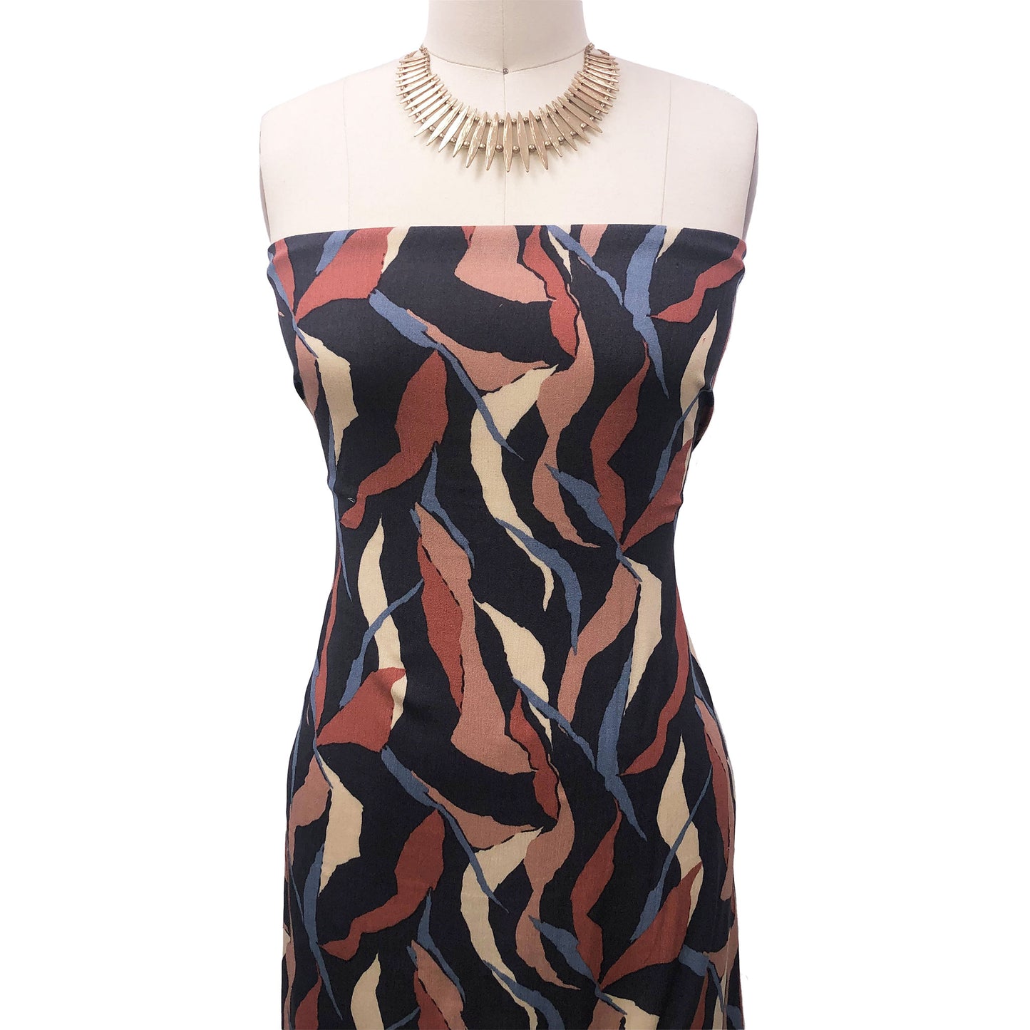 P-2864-636-IRON-CANYON-ROSE - PRINTED CREPON 100% RAYON CREPON