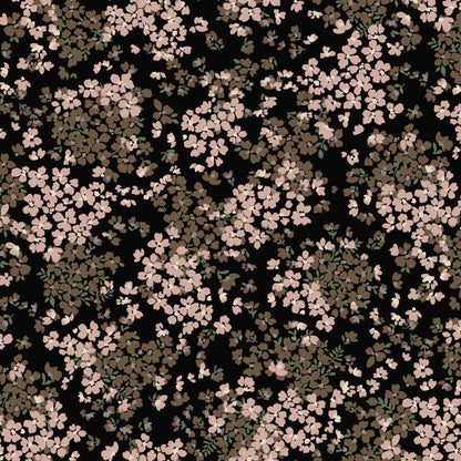 P-2866-800-BLACK-BLUSH - PRINTED VENEZIA 92% POLY 8% SPANDEX
