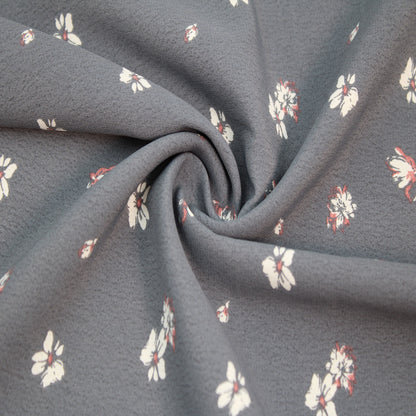P-2874-754-GREY-ECRU - PRINTED POLY MOROCCAN 100% POLY