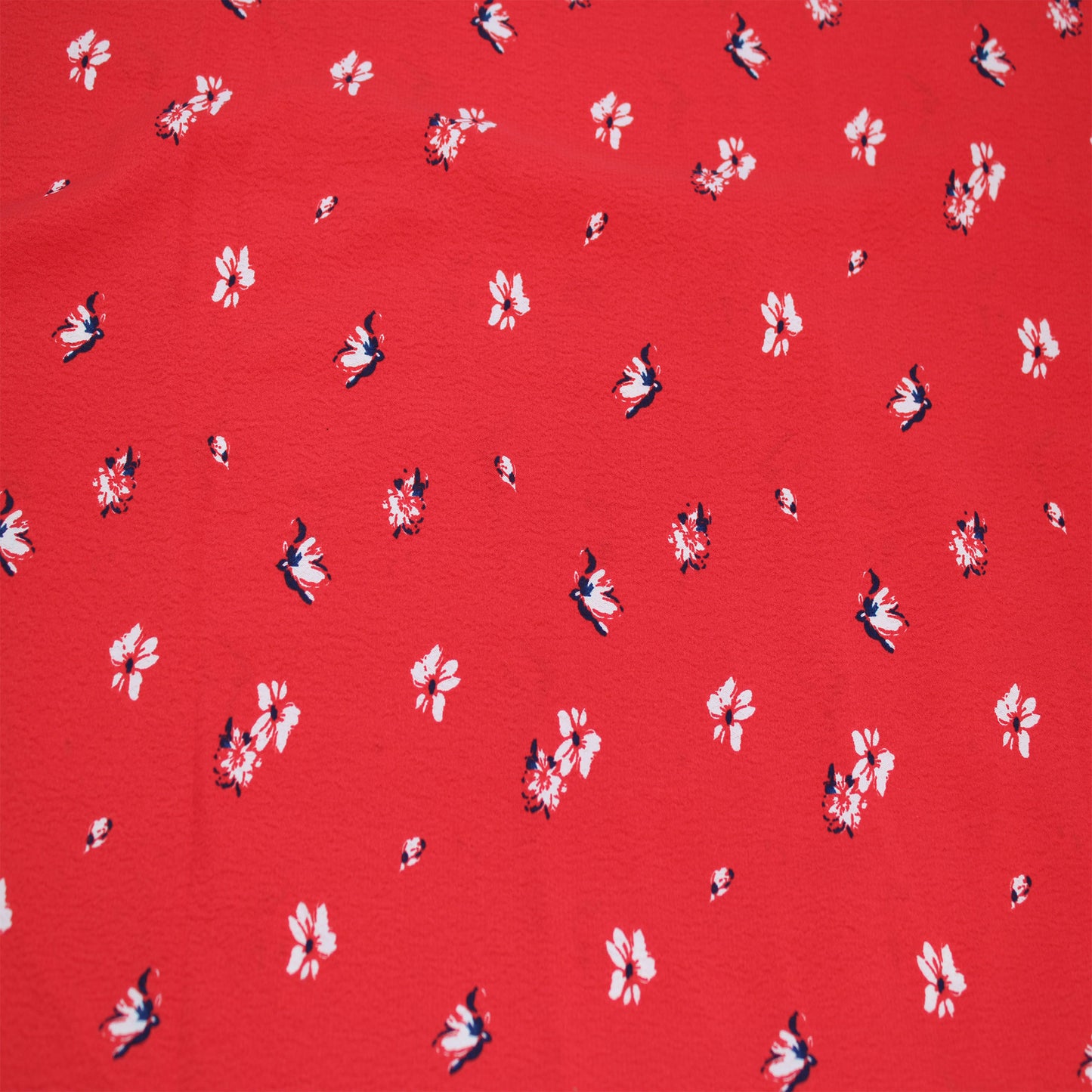 P-2874-754-RED-ECRU - PRINTED POLY MOROCCAN 100% POLY