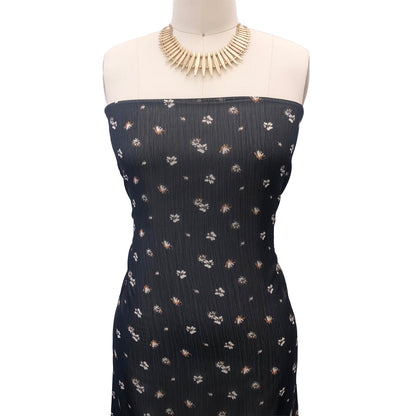 P-2874-816-YOR-INDIGO-TOFFEE - PRINTED FANCY YORYU 100% POLYESTER