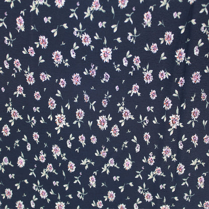 P-2876-754-DK-NAVY-ORCHID - PRINTED POLY MOROCCAN 100% POLY