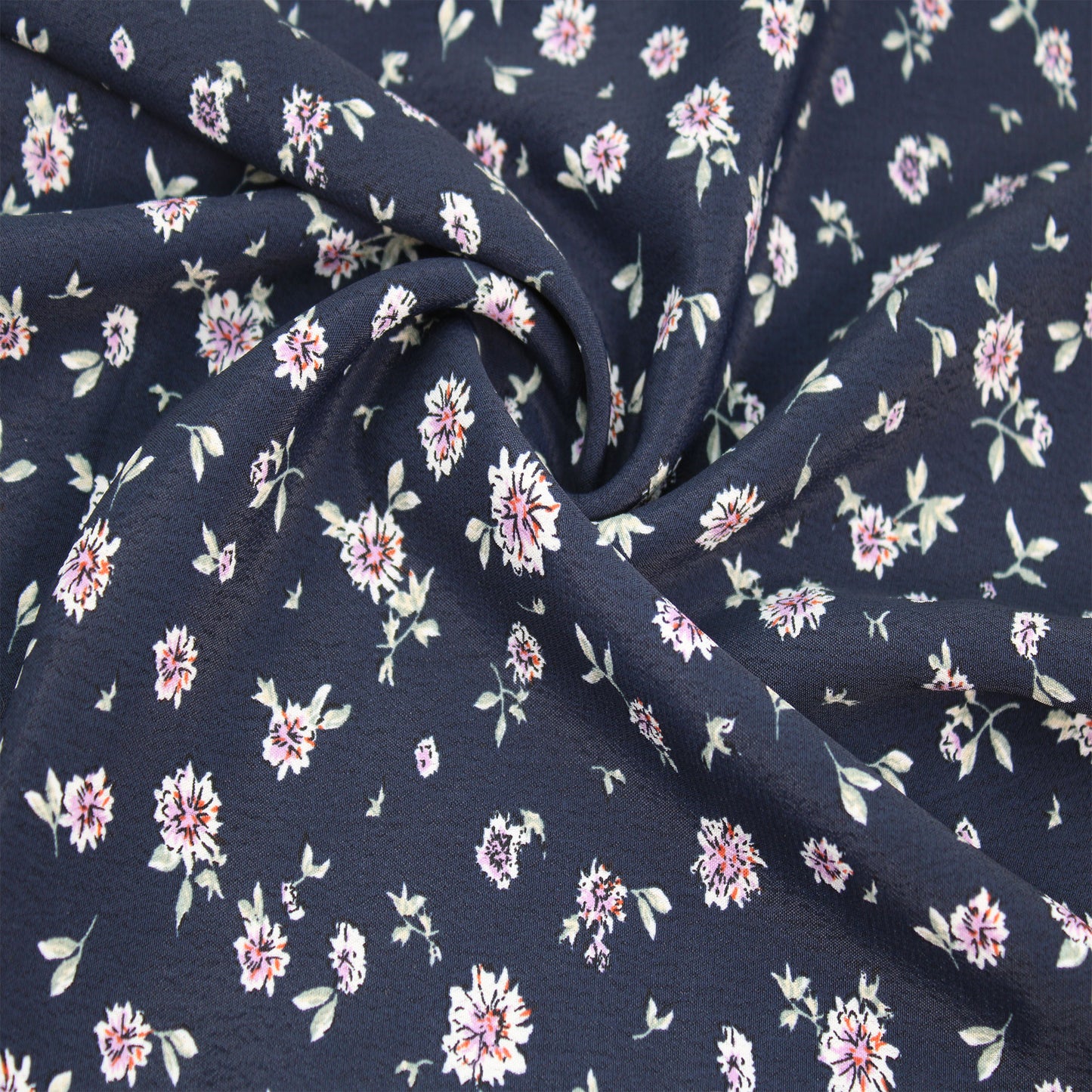 P-2876-754-DK-NAVY-ORCHID - PRINTED POLY MOROCCAN 100% POLY