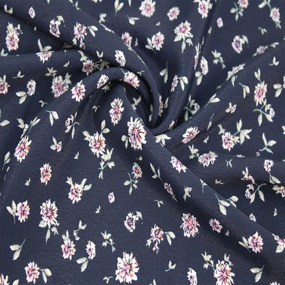 P-2876-754-DK-NAVY-ORCHID - PRINTED POLY MOROCCAN 100% POLY