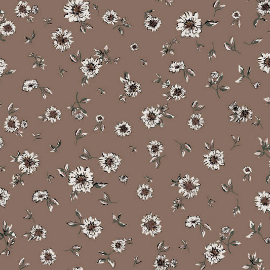 P-2876-754-TAUPE-MOCHA - PRINTED POLY MOROCCAN 100% POLY