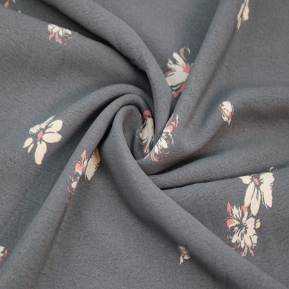 P-2879-754-GREY-MAUVE - PRINTED POLY MOROCCAN 100% POLY