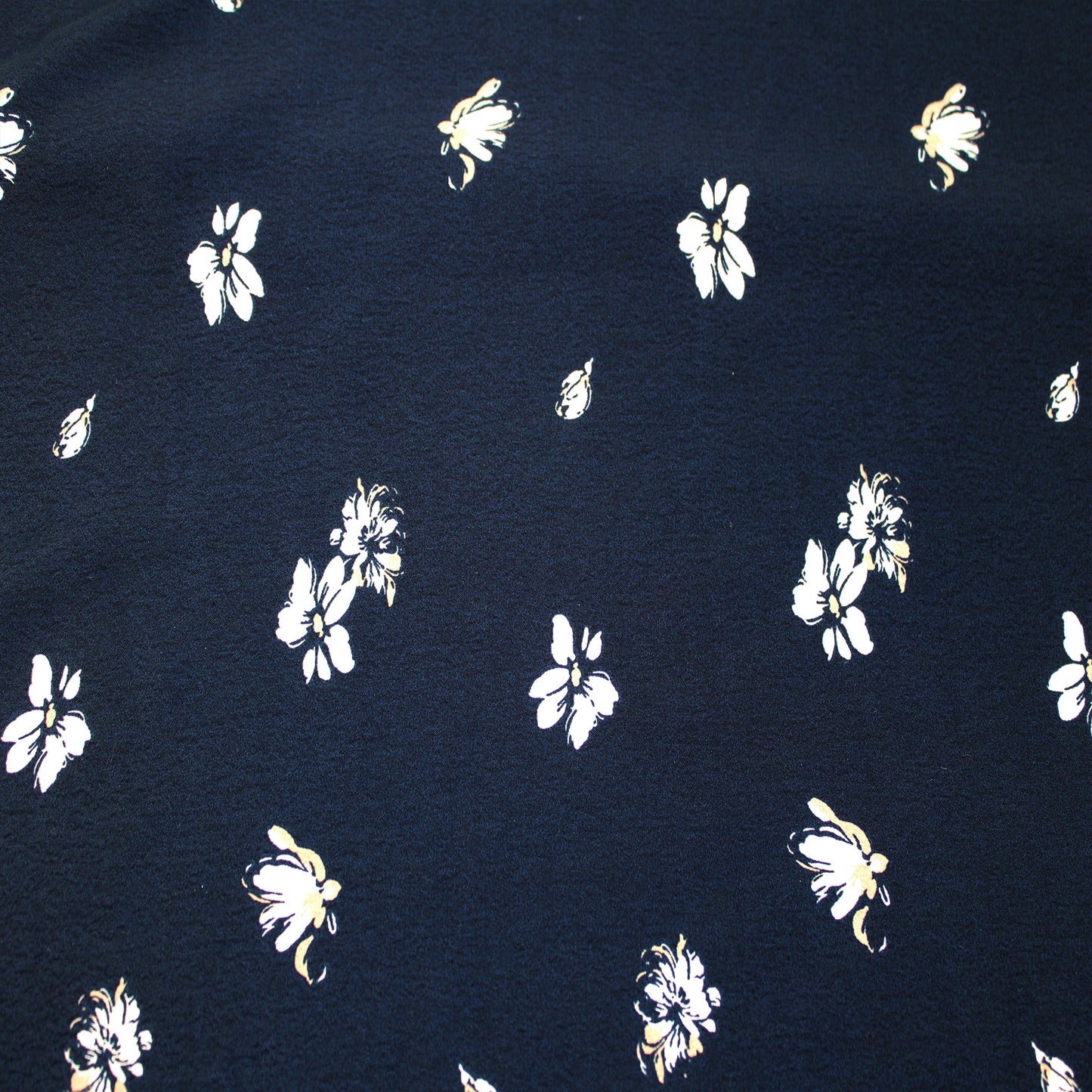 P-2879-754-NAVY-TAUPE - PRINTED POLY MOROCCAN 100% POLY