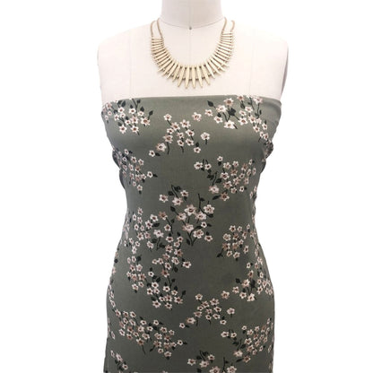 P-2889-754-SAGE-NEUTRAL - PRINTED POLY MOROCCAN 100% POLY